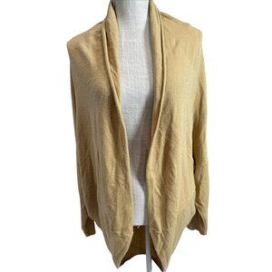 Olivia Skye Mustard Cozy Cardigan Sweater Long Sleeve Size L